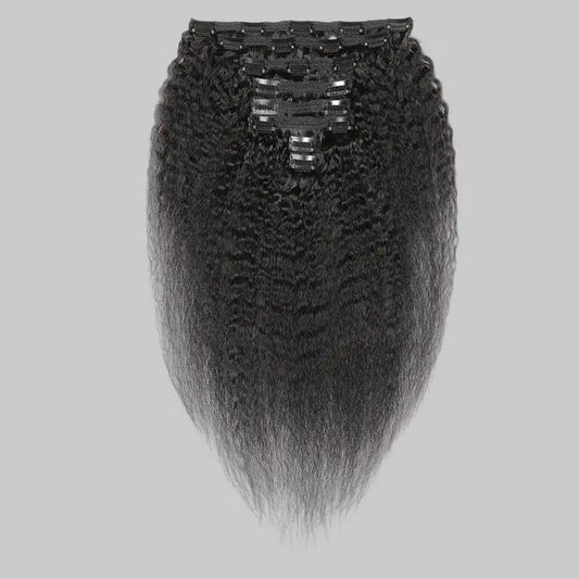 Human-Hair-Kinky-straight-clip-in-hair-extensions