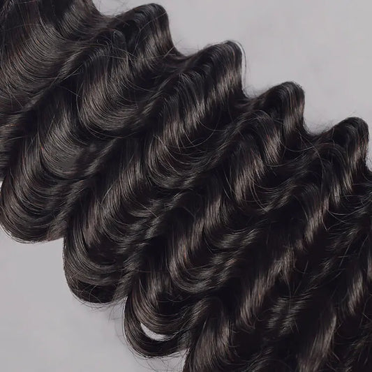 Raw Boho Deep Wave Bulk Braiding Hair