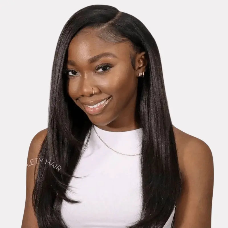 Yaki Straight Clip-In Hair Extensions