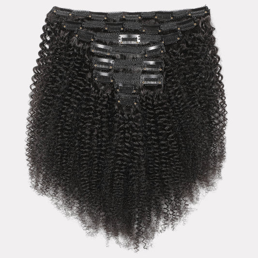 Afro Kinky Curly Clip-In Hair Extensions