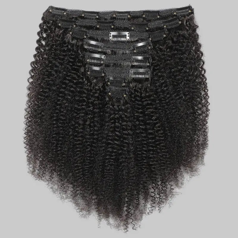 Afro Kinky Curly Clip-In Hair Extensions
