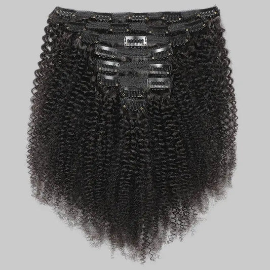 Afro Kinky Curly Clip-In Hair Extensions