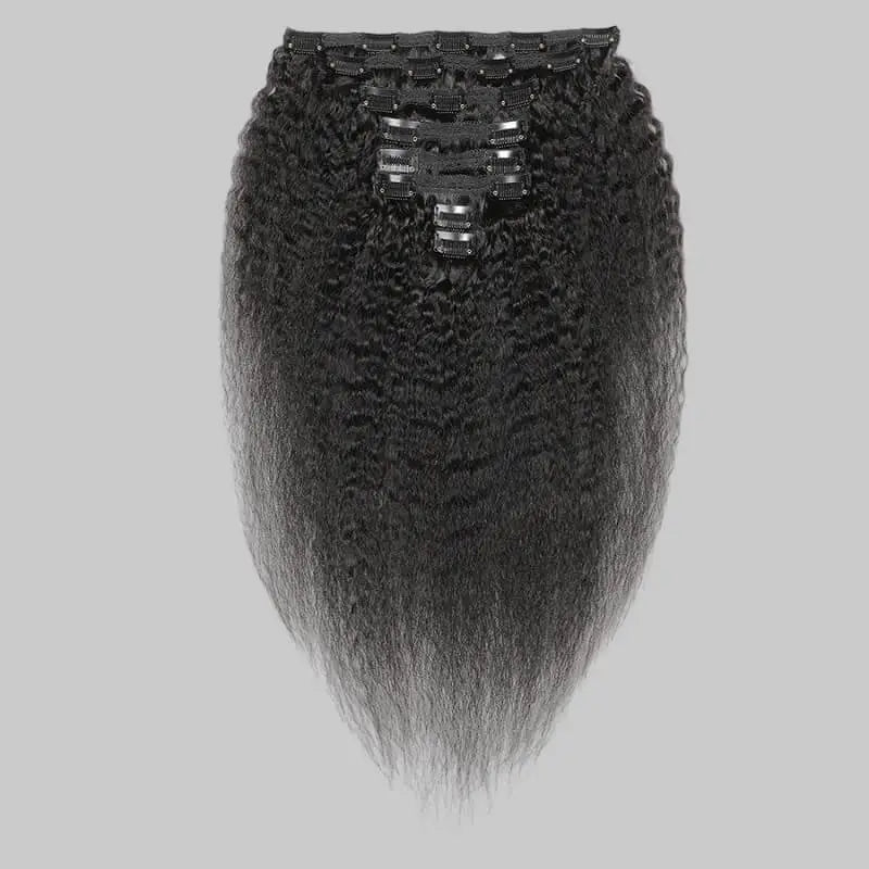 Human-Hair-Kinky-straight-clip-in-hair-extensions