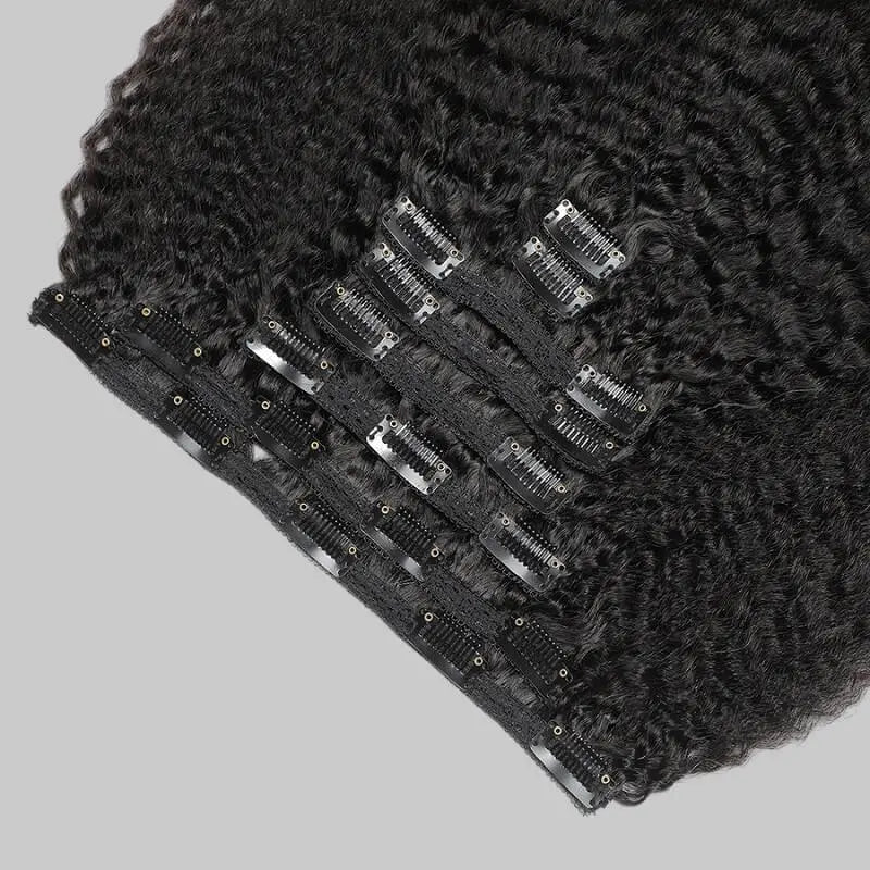 Human-Hair-Kinky-straight-clip-in-hair-extensions