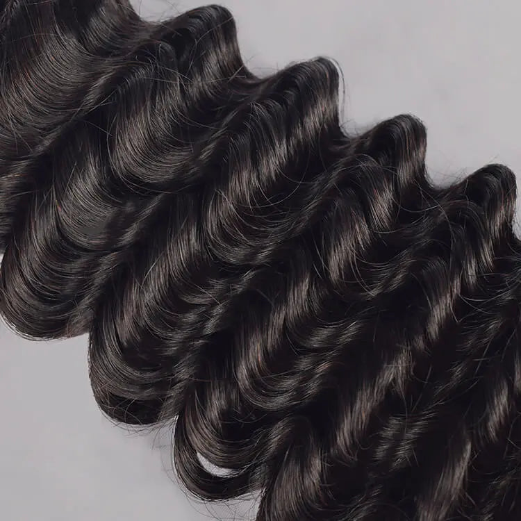 Raw Boho Deep Wave Bulk Braiding Hair