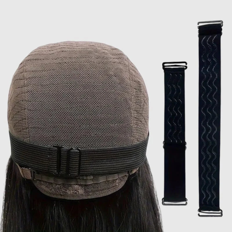 model with adjustable light elastic silicone band for wigs