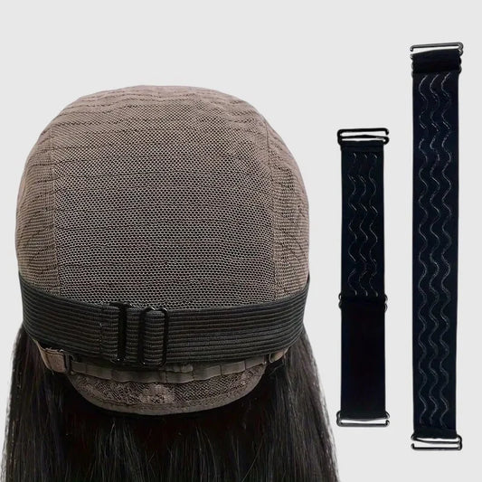 model with adjustable light elastic silicone band for wigs